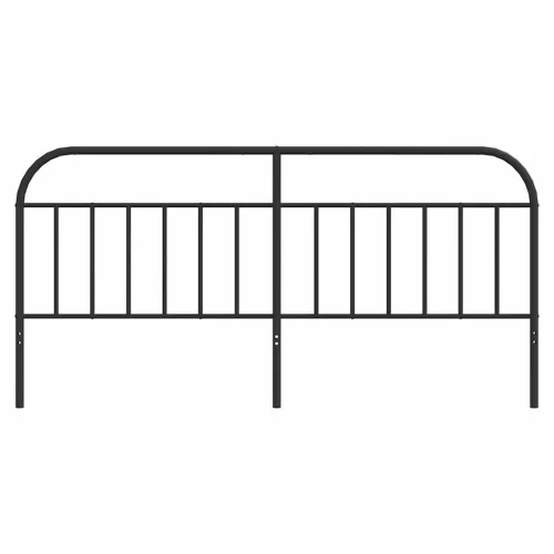  fekete fém fejtámla 193 cm