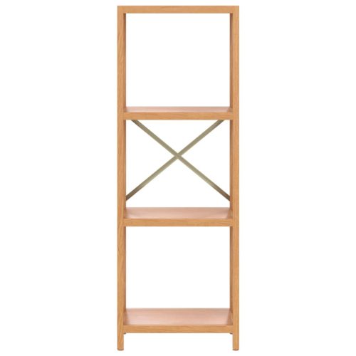  4 szintes tömör tölgyfa polc 40x30x112 cm