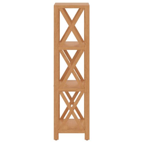  4 szintes tömör tölgyfa polc 40x30x112 cm