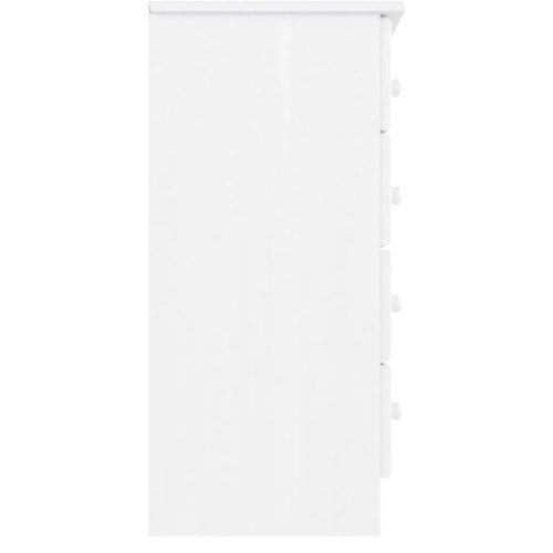  ALTA fehér tömör fenyőfa komód 77x35x73 cm