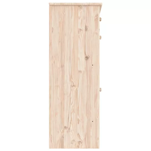  ALTA tömör fenyőfa cipőszekrény 77 x 35 x 96 cm