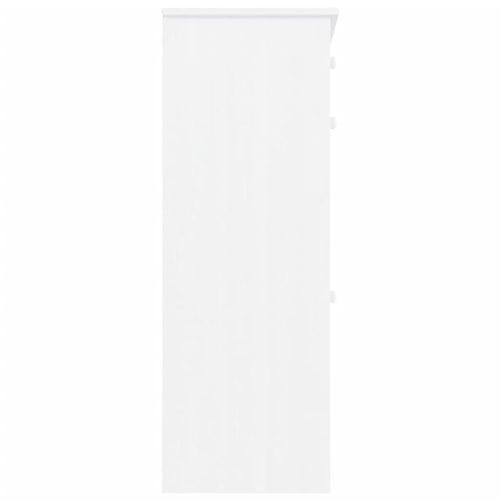  ALTA fehér tömör fenyőfa cipőszekrény 77x35x96 cm