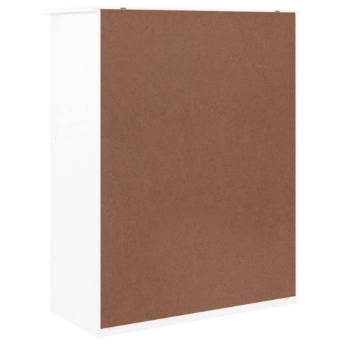  ALTA fehér tömör fenyőfa cipőszekrény 77x35x96 cm