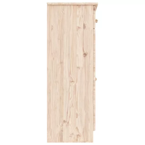  ALTA tömör fenyőfa cipőszekrény 77 x 35 x 96 cm