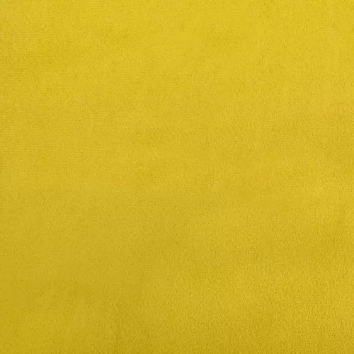  2 az 1-ben sárga bársony padlókanapéágy 122 x 204 x 55 cm