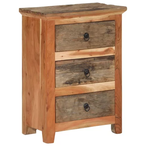  tömör akácfa tálalószekrény 55x33x75 cm