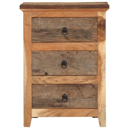  tömör akácfa tálalószekrény 55x33x75 cm