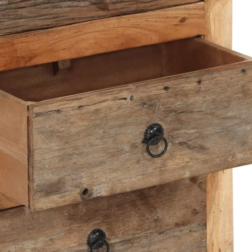  tömör akácfa tálalószekrény 55x33x75 cm