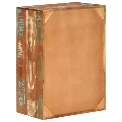  tömör újrahasznosított fa tálalószekrény 55 x 33 x 75 cm 