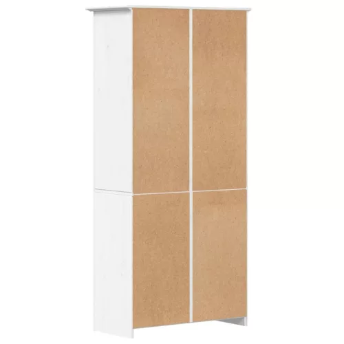  BODO fehér tömör fenyőfa könyvespolc 82 x 40 x 173 cm