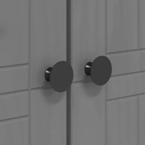  BODO szürke tömör fenyőfa ruhásszekrény 99x53,5x173 cm