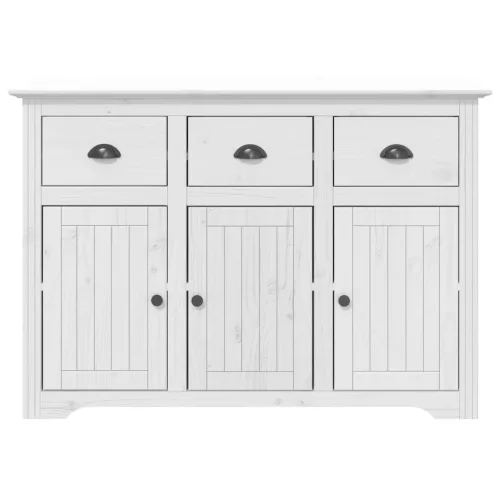  BODO fehér tömör fenyőfa tálalószekrény 115,5x44x80 cm