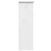  BODO fehér tömör fenyőfa szekrény üvegajtókkal