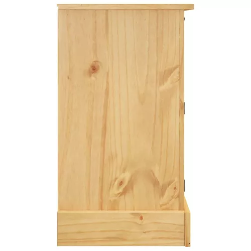  Corona barna tömör mexikói fenyő tálalószekrény 112x44x78 cm