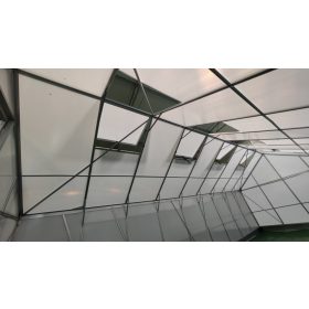  DISCONTMANIA ÜVEGHÁZ/POLIKARBONÁT MELEGHÁZ - 13,75 M² - ALAPZATTAL - 6MM POLIKARBONÁT-GH012