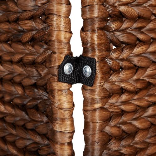  barna 4 paneles vízijácint térelválasztó 163x180 cm