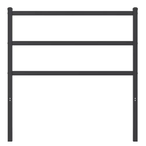  fekete fém csere fejtámla 90 cm