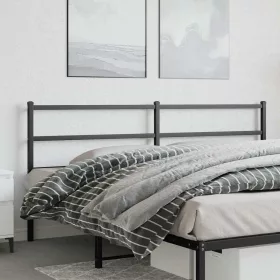  fekete fém csere fejtámla 180 cm