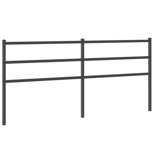  fekete fém csere fejtámla 180 cm