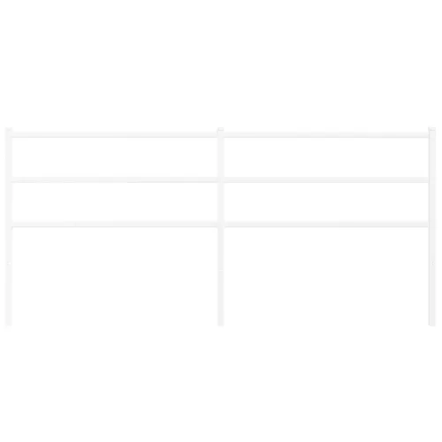  fehér fém fejtámla 200 cm