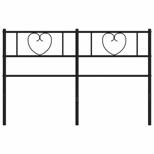  fekete fém csere fejtámla 150 cm