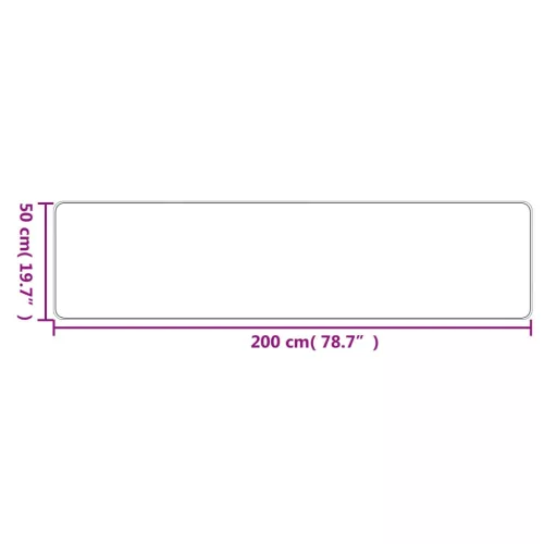  tópszínű szizálhatású futószőnyeg 50 x 200 cm