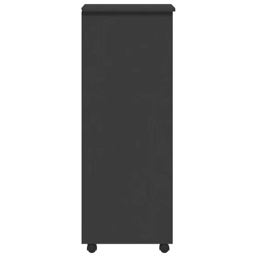  MOSS szürke tömör fenyőfa görgős szekrény fiókokkal