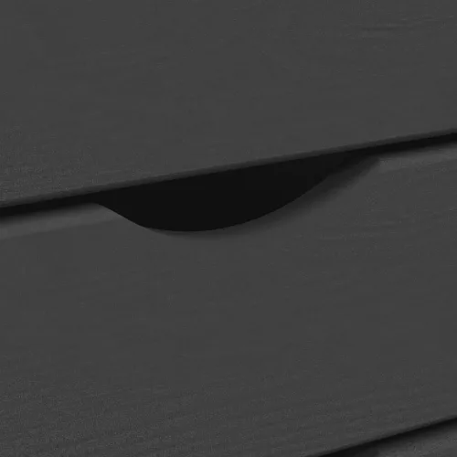  MOSS szürke tömör fenyőfa görgős szekrény fiókokkal