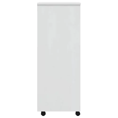  MOSS fehér tömör fenyőfa görgős szekrény fiókokkal