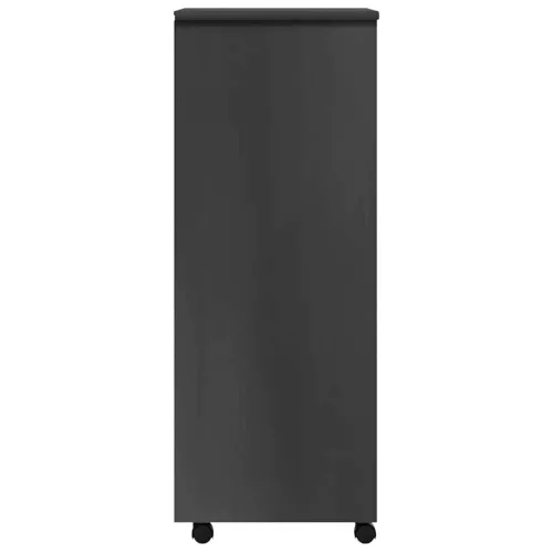  MOSS szürke tömör fenyőfa görgős szekrény fiókokkal