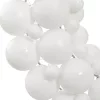  fehér polisztirol karácsonyi koszorú 45 cm