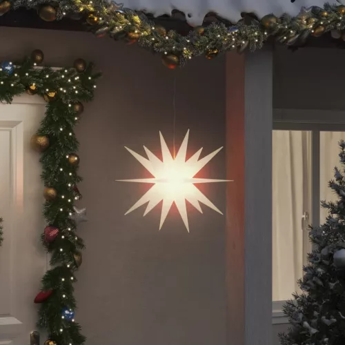  összecsukható fehér karácsonyi lámpa LED-del 43 cm
