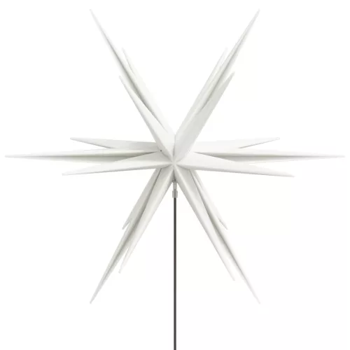  összecsukható tüskés fehér karácsonyi lámpa LED-del 57 cm