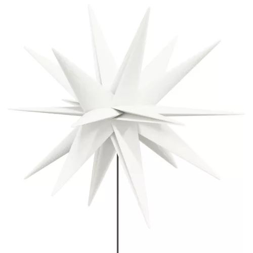  3 db összecsukható tüskés fehér karácsonyi lámpa LED-del 35 cm