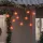  10 db piros karácsonyi lámpa LED-del 10 cm