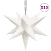  10 db fehér karácsonyi lámpa LED-del 10 cm