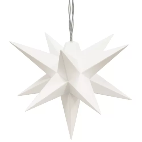  10 db fehér karácsonyi lámpa LED-del 10 cm