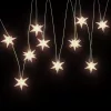  10 db fehér karácsonyi lámpa LED-del 10 cm