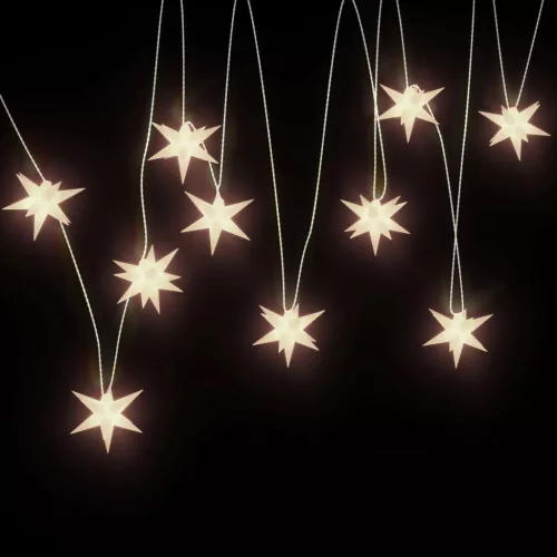  10 db fehér karácsonyi lámpa LED-del 10 cm