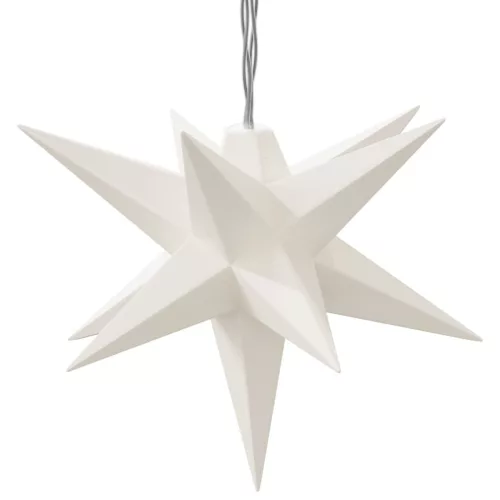  10 db fehér karácsonyi lámpa LED-del 10 cm