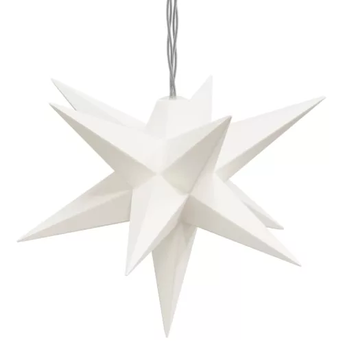  10 db fehér karácsonyi lámpa LED-del 10 cm