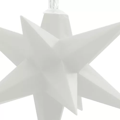  10 db fehér karácsonyi lámpa LED-del 10 cm