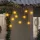  10 db sárga karácsonyi lámpa LED-del 10 cm