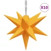  10 db sárga karácsonyi lámpa LED-del 10 cm