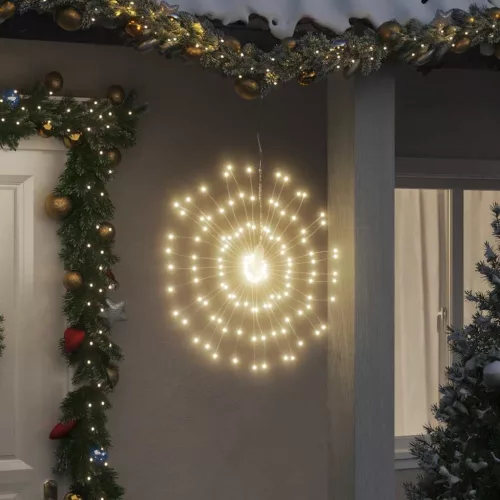 karácsonyi meleg fehér csillagfény 140 db LED 17 cm