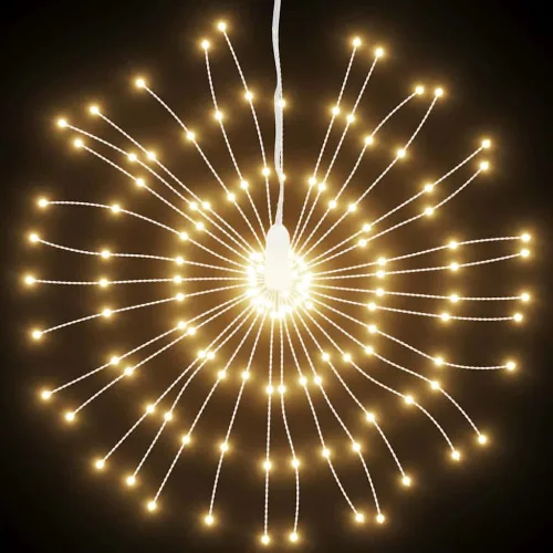  karácsonyi meleg fehér csillagfény 140 db LED 17 cm