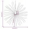  karácsonyi meleg fehér csillagfény 140 db LED 17 cm