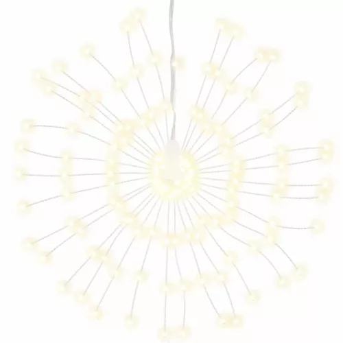  4 db karácsonyi meleg fehér csillagfény 140 db LED 17 cm