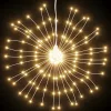  4 db karácsonyi meleg fehér csillagfény 140 db LED 17 cm
