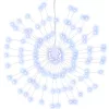  4 db karácsonyi hideg fehér csillagfény 140 db LED 17 cm